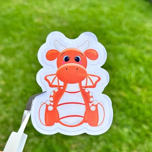 CHARLIE THE DRAGON - BIG STICKER